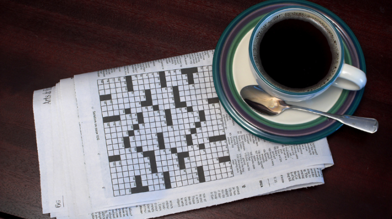 Graf Below a Headline Crossword Clue