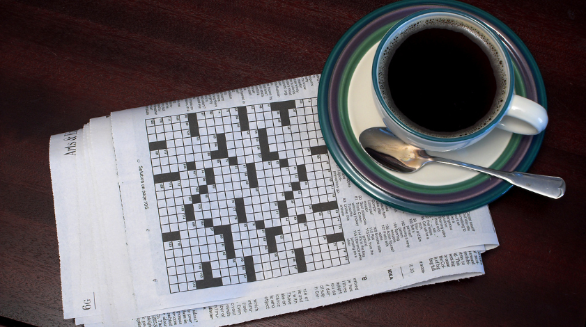 Graf Below a Headline Crossword Clue